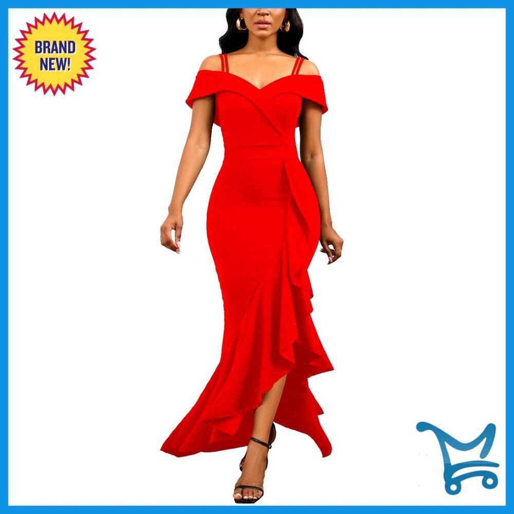 Sleeveless Mermaid Formal Dress Elegant Wedding Guest Evening Gown Backless